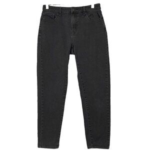 Nili Lotan For Target Jeans Womens 4 Black Skinny Crop Cotton‎ Stretch Demin